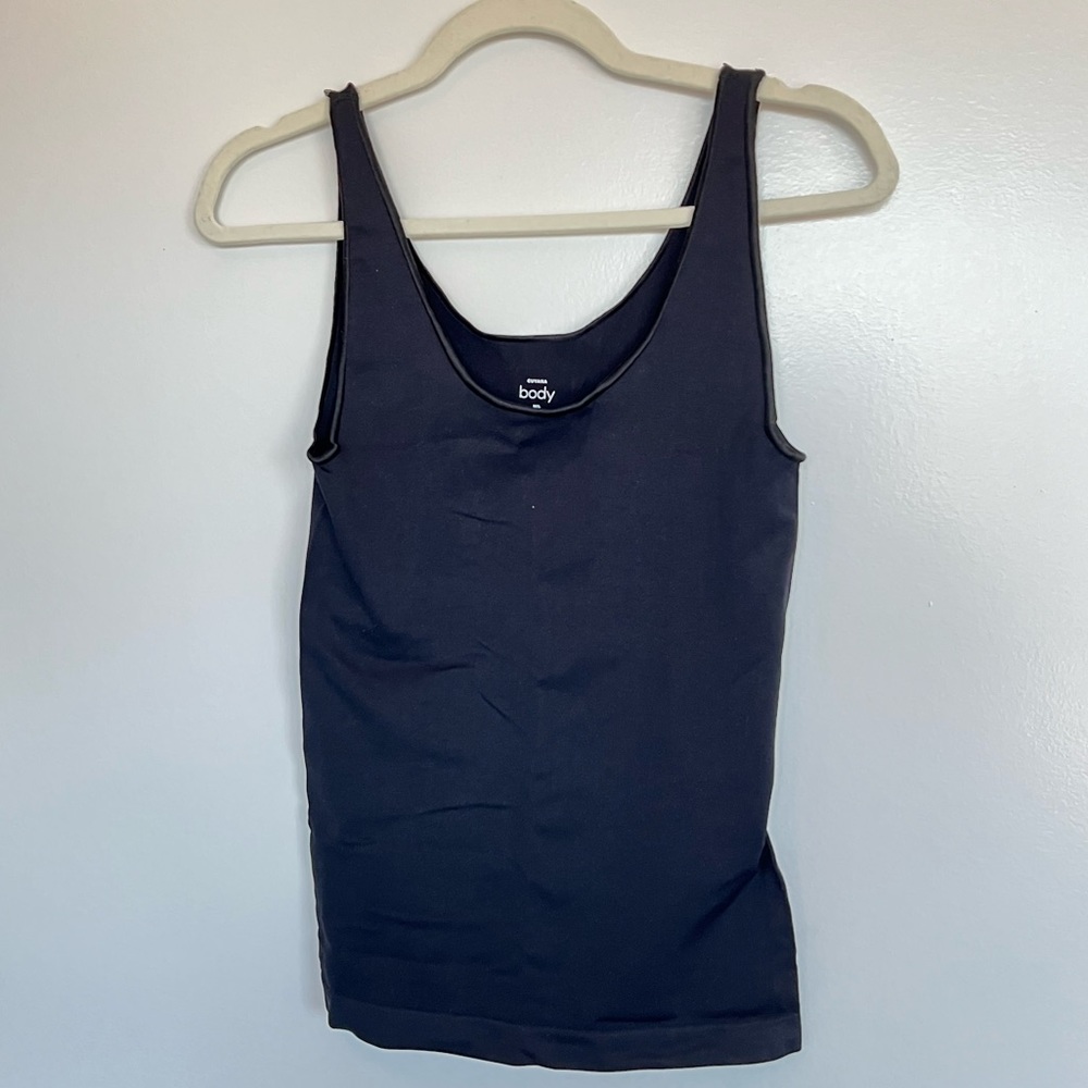 Cuyana Body Black Seamless Tank Top M/L